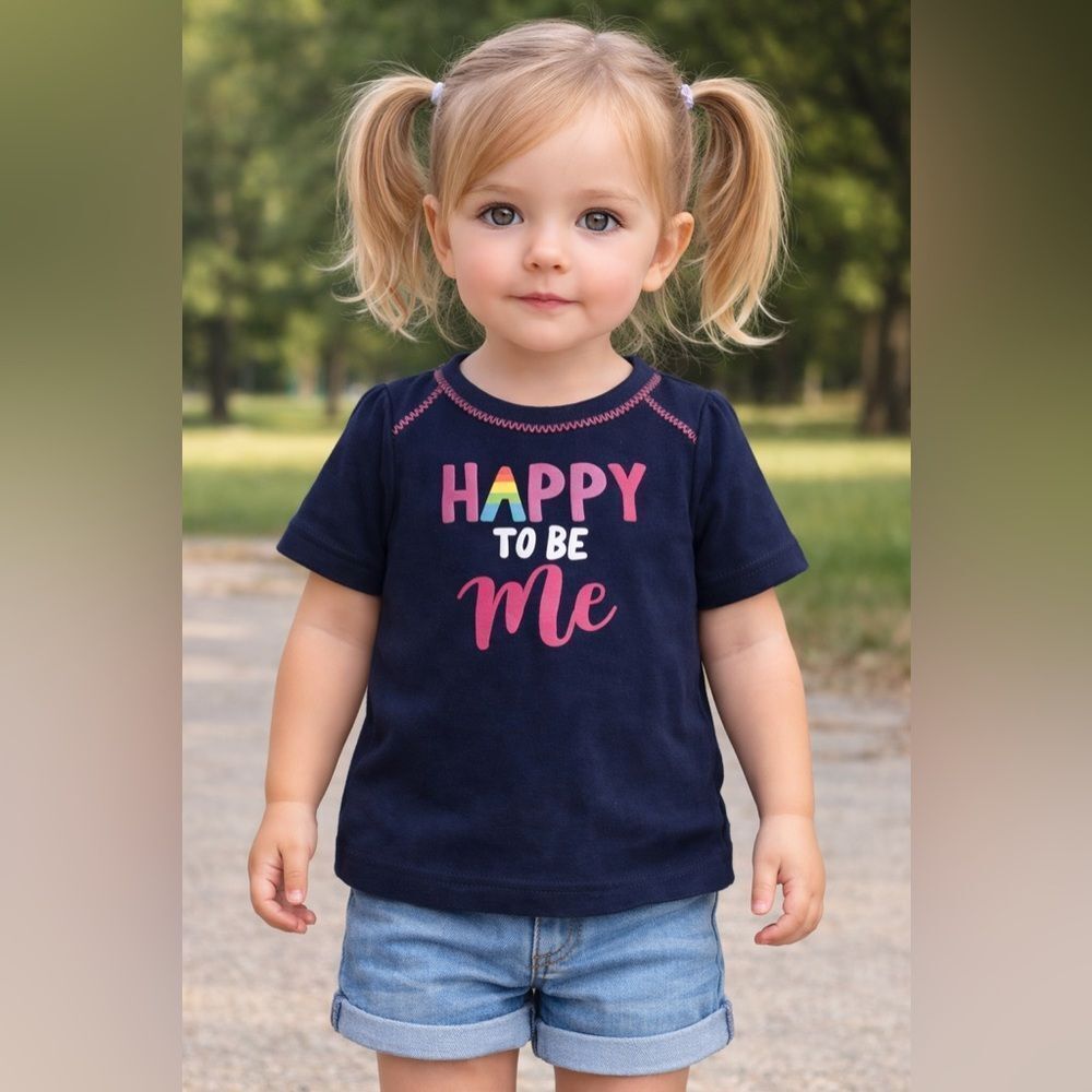 Gerber Happy To Be Me Cotton T-Shirt 12M